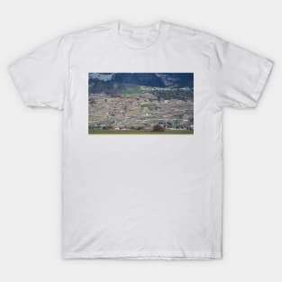 Swiss Landscape. Canton Valais. T-Shirt